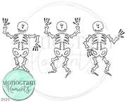 Boy's Dancing Skeletons